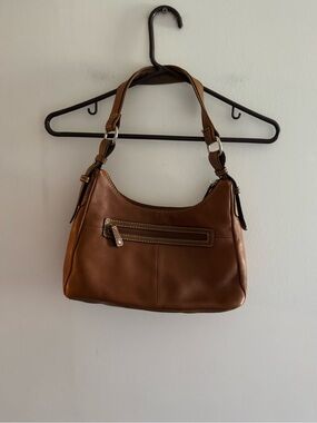 St John’s Bay Brown Genuine Leather Shoulder Bag